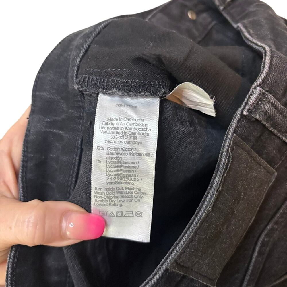 Madewell Curvy ’90s Straight Jeans 24P Black High Rise Stretch Denim NWOT - Picture 10 of 10